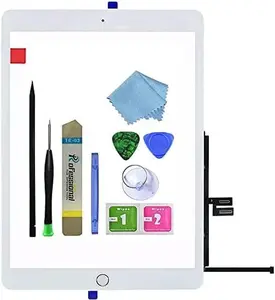 for iPad 7 7th Generation/8 8th Generation Screen Replacement Touch Digitizer Glass 10.2" 2019/2020,for 7th 8th Gen A2197 A2198 A2200 A2270 A2428 A2429 A2430 Repair Kit + Home Button + Tools