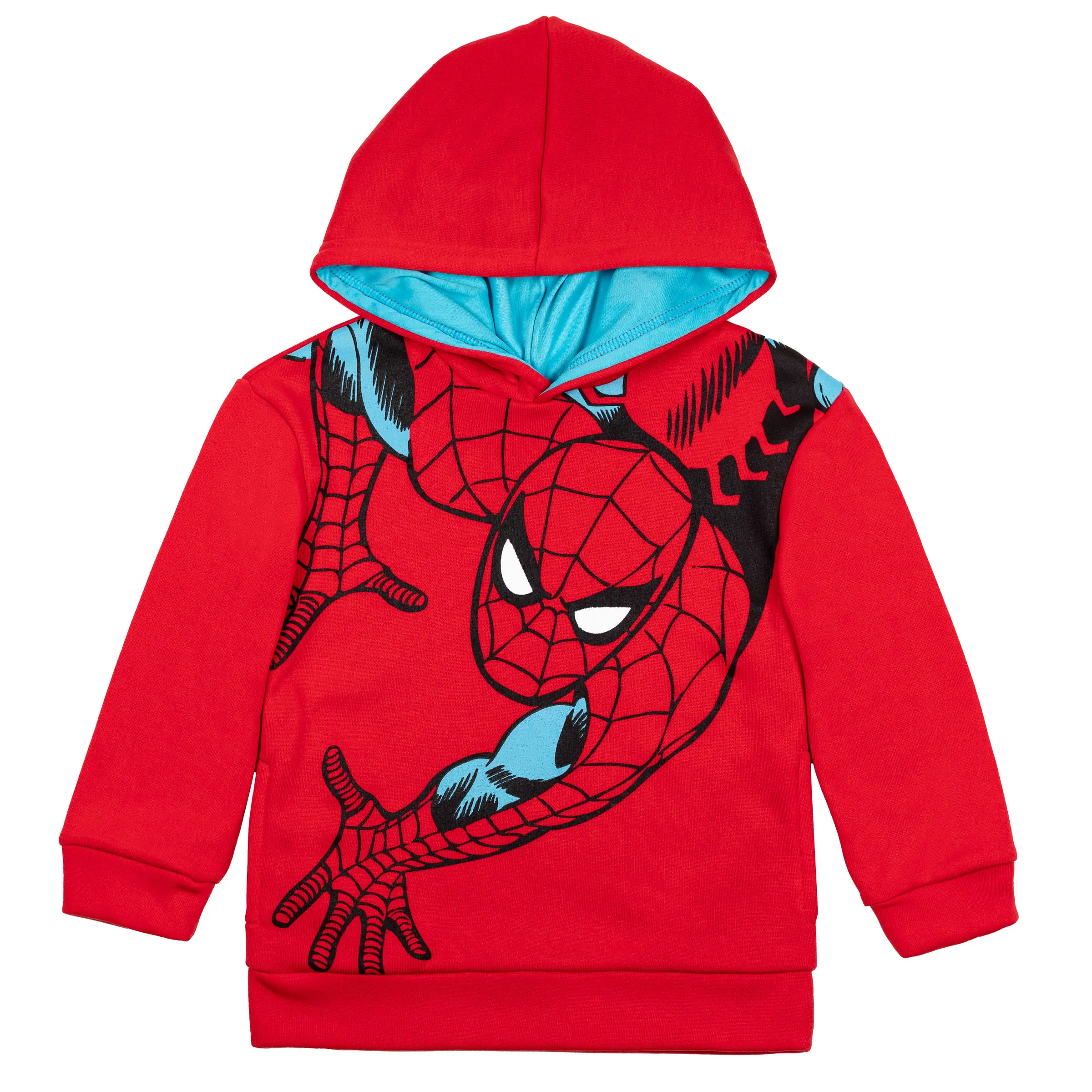 Marvel Comics Boys' Fleece Pullover Hoodie Toddler to Big Kid