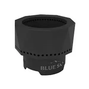 212 MAIN Blue Sky Portable High-Efficiency Pellet Fire Pit, Black, Outdoor