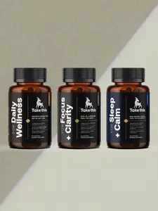 GOAT Mode Trio: Focus & Clarity, Sleep & Calm, and Daily Wellness Supplement Bundle