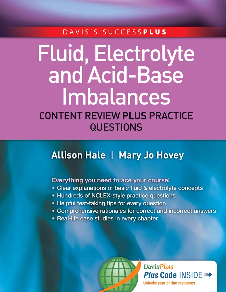 USED Book - Fluid, Electrolyte, and Acid-Base Imbalances with Access Code: Content Review Plus Practice Questions by Hale, Allison (Paperback) - english