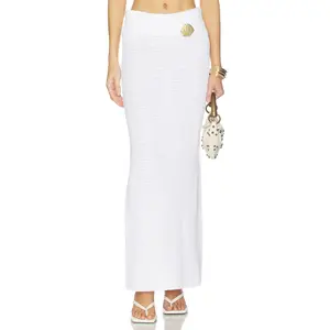 4th & Reckless Nala Crochet Skirt in White