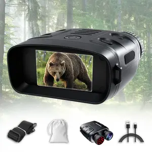 2.5K night vision binoculars, 10x digital zoom, 2000mAh rechargeable, can transfer videos or photos to a computer, night vision goggles, men's gifts, camping essentials, powerful binoculars, Children's Day gifts