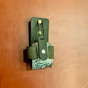 Female firefighter radio holster