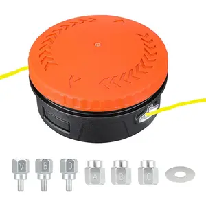 Bump  Compatible with  Gas Trimmers and Cordless String Trimmers That Turn Counter Clockwise,Compatible with Ryobi, Echo Speed Feed 400,Ego, Kobalt with a Dual Color Line