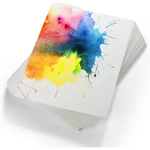 300 count Watercolor Paper Sheet Bulk 4 x 6 Inch White Cold Press Paper Pack 110 lb 230 GSM Sketch Painting Watercolor Pad for Watercolorist Beginning Artists Adults Drawing Craft