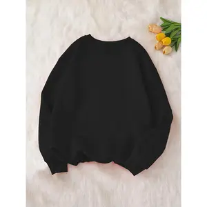 Women's Oversized Winter Warm White Sweater - Cozy Loose Fit Round Neck Pullover Sweating, Machine Washable Solid Color Long Sleeve Tunic Top for Fall & Winter Layering, Casual Sweater for Sweating (No transparency)