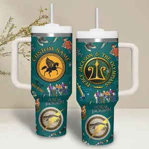 Percy Jackson Movies 40 oz Tumbler With Handle Percy Jackson Movies 40 oz Tumbler With Handle