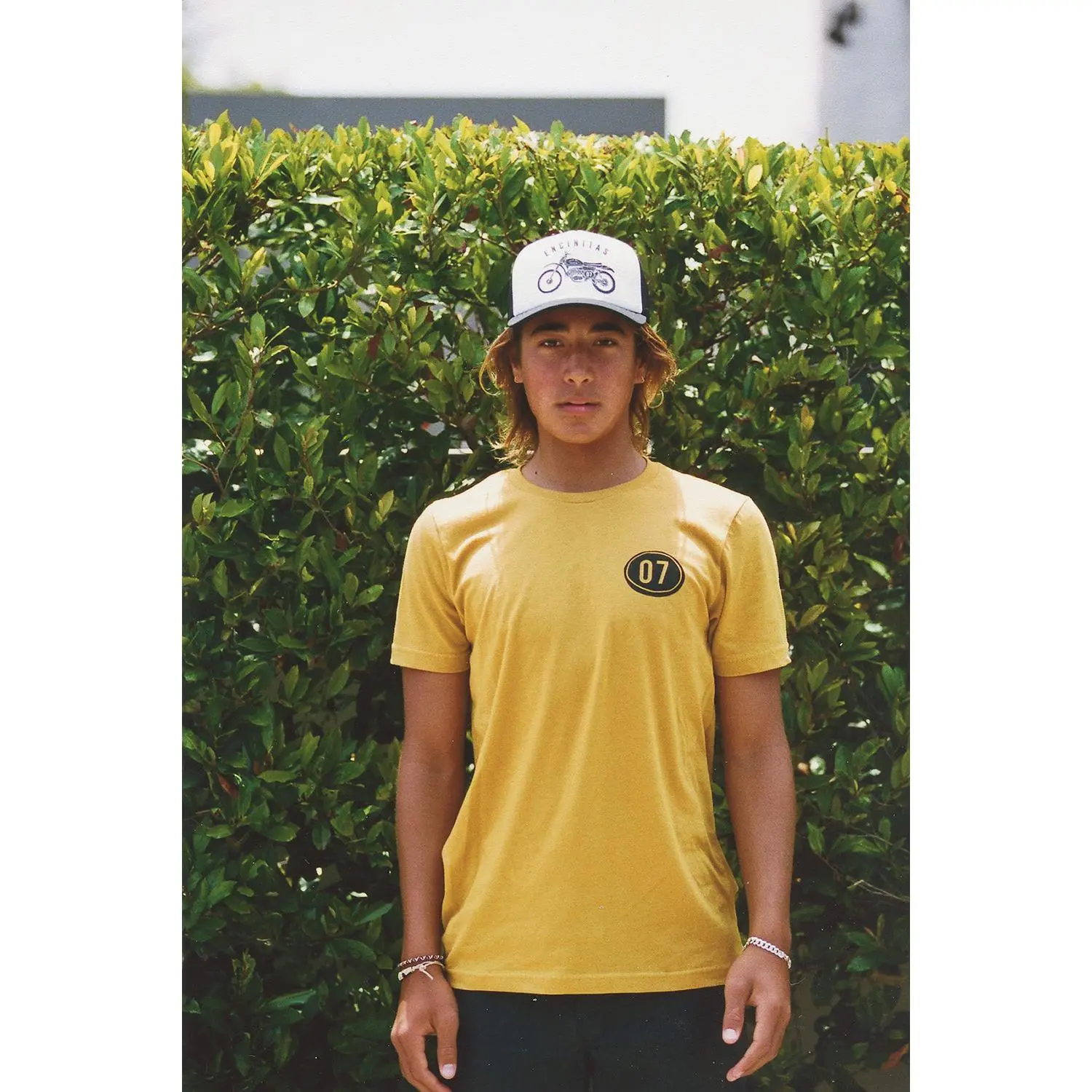 Full Throttle Mens Mustard Tee - Encinitas