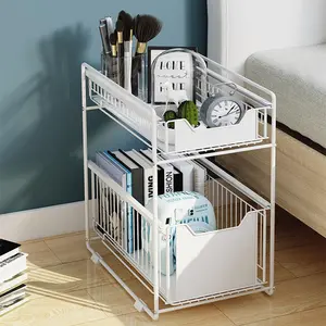 Garvee Pull-out storage baskets, metal sliding baskets for the kitchen, kitchen organizer, kitchen organizer for kitchen, storage and organization of sliding drawers, pantries, L