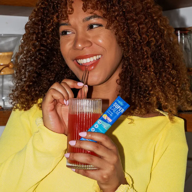 Nello Supercalm Calming Drink Mix with KSM-66 Ashwagandha Vitamin D3 Magnesium & L-Theanine Supports Cortisol Balance Mood Sleep 20 Servings Travel Packets Dietary Supplement 5