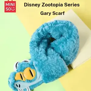 Disney Zootopia Gary Scarf, Cartoon IP Peripheral Warm Scarf Winter Must Have, Soft Skin Friendly Neck Scarf for Girlfriend & Kids & Pet, Daily Wear Scarf for School Outdoor Travel Home