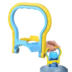 5 Gallon Water Bottle Handle, Anti Slip Handle, Ergonomic Portable Plastic Design, Non-Slip Drinking Bottle Holder, Thick Bucket Carrier, Suitable for Home School Office Travel, Versatile Use, Grip