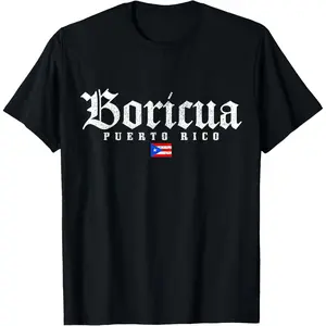 Puerto Rico Boricua Vintage Puerto Rican Flag Pride T-Shirt