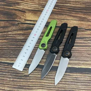 Premium EDC Pocket Knife – Reverse Tanto Blade, One-Hand Button Lock, Lightweight Aluminum Handle Built for Camping, Hiking, Fishing, Backpacking & Outdoor Survival Tasks