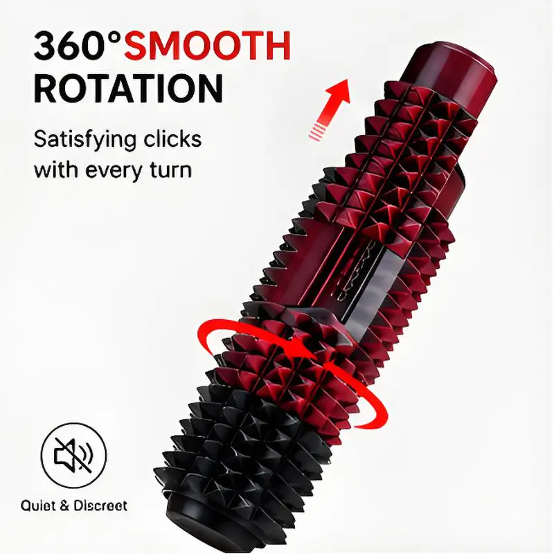 360° Rotatable Spiked Spinner Keychain - 3D Printed Ergonomic Sensory Fidget Keychain, Adult Anxiety Focus Aid, Sensory Stress Reliever Fidgets for Anxiety