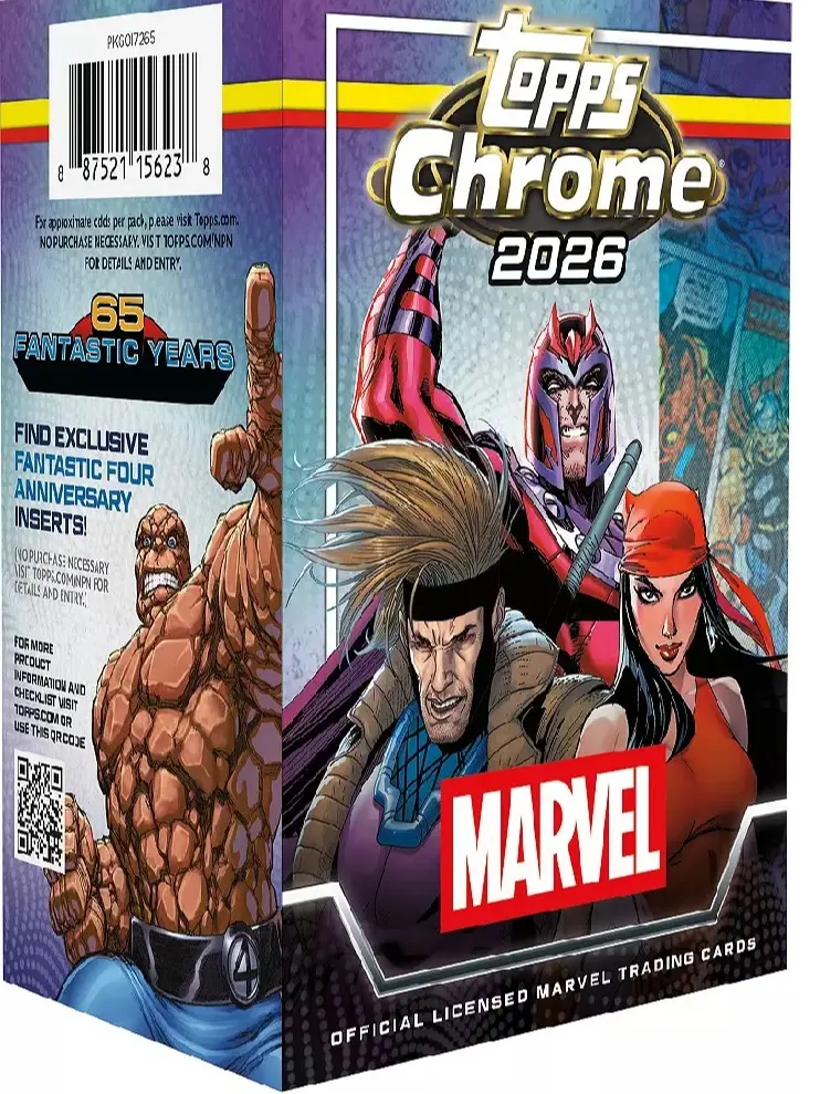 2026 Topps Chrome Marvel Value Box