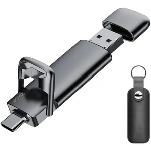 256GB Dual USB C Flash Drive, 2-in-1 Type C+ USB A 3.2 Gen2 Solid State Thumb Drive,Speed Up to 550MB/s Memory Stick Data Storage for  15, Android Phone,Tablet,MacBook,Windows