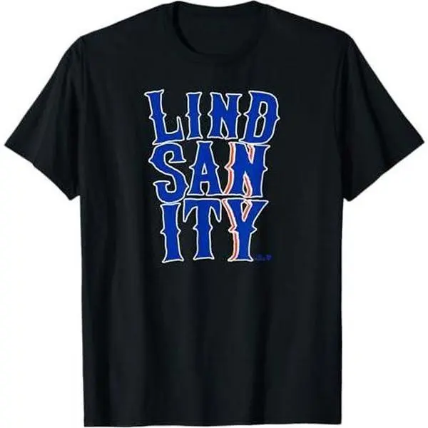 Francisco Lindor - Lindsanity Text - New York Baseball T-Shirt