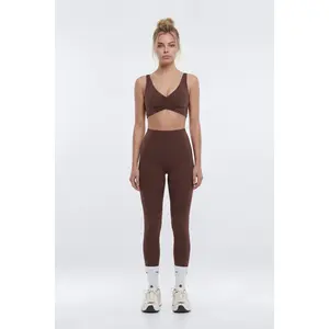 ProStretch™ 28″ High Rise Pocket Legging - Brown
