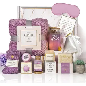 Baskets For Women,12PC Birthday Gifts,Thinking Of you Gifts for Women,Care Package,Grief,Sympathy,thank you,Condolences ()