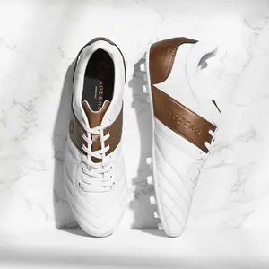 White Modelo 1.0 Artificial Grass Soccer Cleats