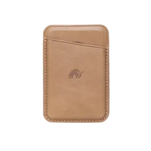 Leather Magnetic Wallet - DUNE