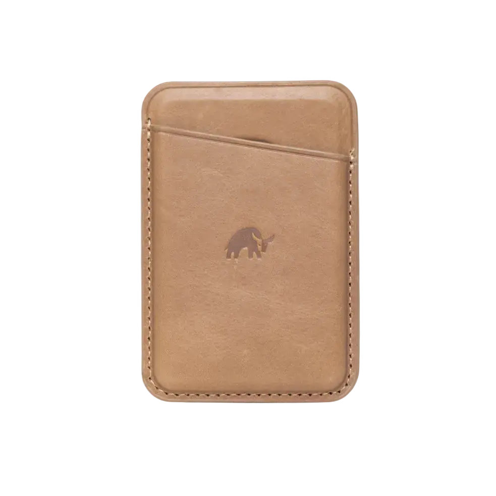 Leather Magnetic Wallet - DUNE
