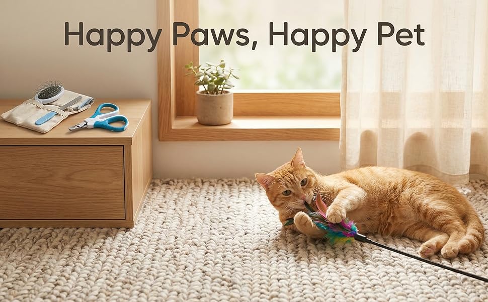 gonicc Professional Pet Nail Clippers and Trimmer - Best for Cats, Small Dogs and Any Small Pets. Sharp Angled Blade Pet Nail Trimmer Scissors.