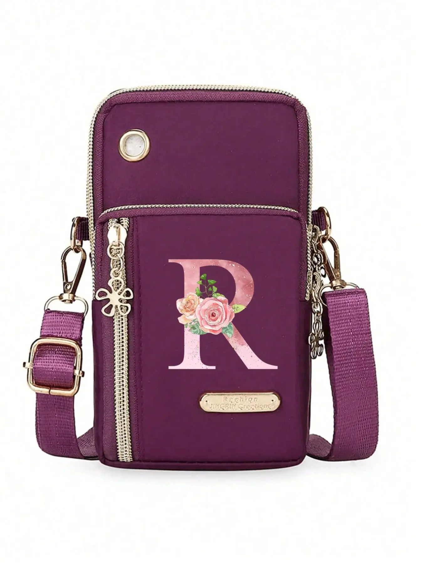Women's Mini Crossbody Phone Bag, Vertical Wallet, Sports Arm Band, Earphone Hole, Casual Fashion for Work, Office, Gifts, Casual Crossbody Bags, Crossbody Phone Pouch