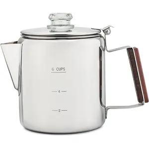 Bozeman Percolator Coffee Pot -- NO  or Plastic [6 cup]