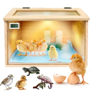 Chicken brooder Box,Chick brooder,brooder Box for Chicks,Small Chicken coop,Baby Chicken Supplies,Chick brooder Box,Quail cage,Quail coop,Measures Approximately 23.6 X 12 X 12 inches
