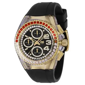 Technomarine Women's TM-121050 Cruise Glitz Quartz Chronograph Black Dial Watch