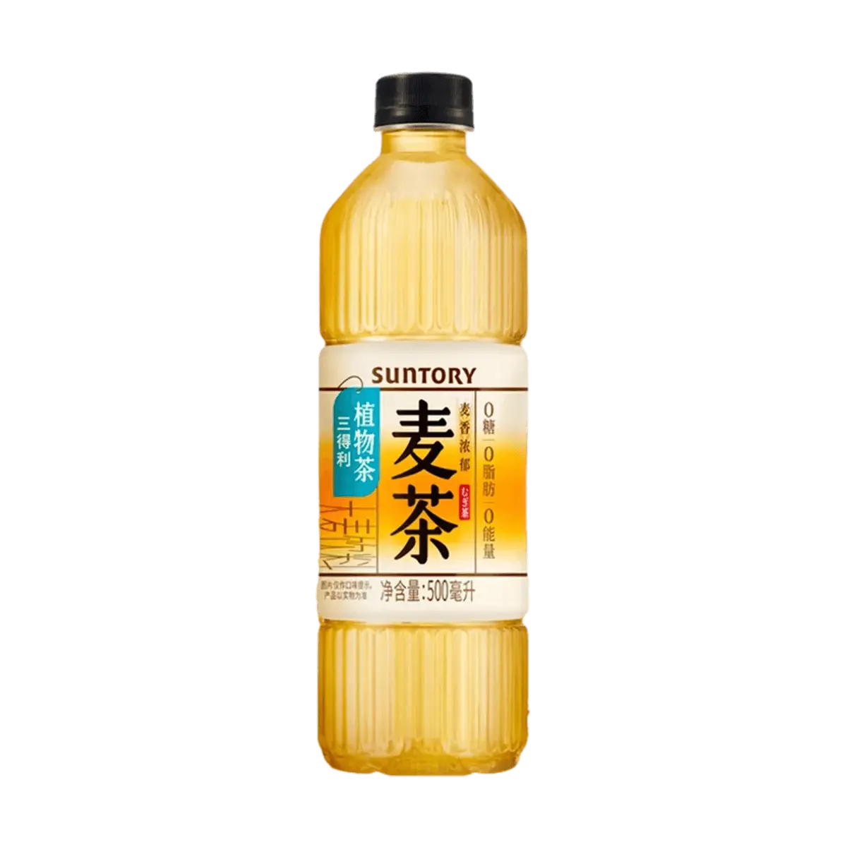 Suntory Mugicha Barley Tea 500ml - 0 Sugar 0 Fat, Refreshing Roasted Barley Flavor, China Mainland Version