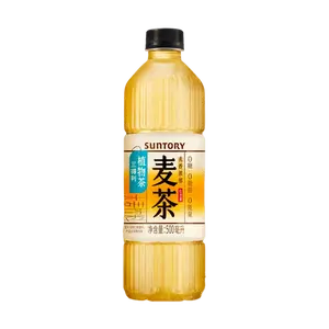 Suntory Mugicha Barley Tea 500ml - 0 Sugar 0 Fat, Refreshing Roasted Barley Flavor, China Mainland Version