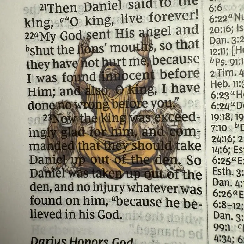 Bible Stickers – Clear Scripture Stickers for Journaling and Study | Old Testament | Christian Faith Gift