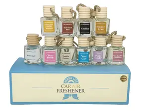 10 Combo Pick Scent Car Freshener Hanging Air Diffuser Made in USA Long Lasting