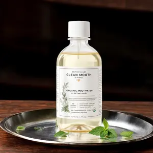 Pursuit By Brittany Ashley Clean Mouth Mouthwash 30ml - Effective Oral Hydration with Lemongrass Essential Oil for Freshness and Cleansing - Cleanser