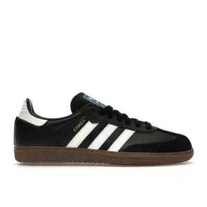 adidas Women's Samba OG Black White Gum Soccer Shoes, from StockX