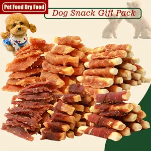 helety-Duck Dried Chicken Dried Duck Milk Stick Chicken Cowhide Stick Chicken Sweet Potato Strip Duck Sweet Potato Strip 6 Products 100g Each.