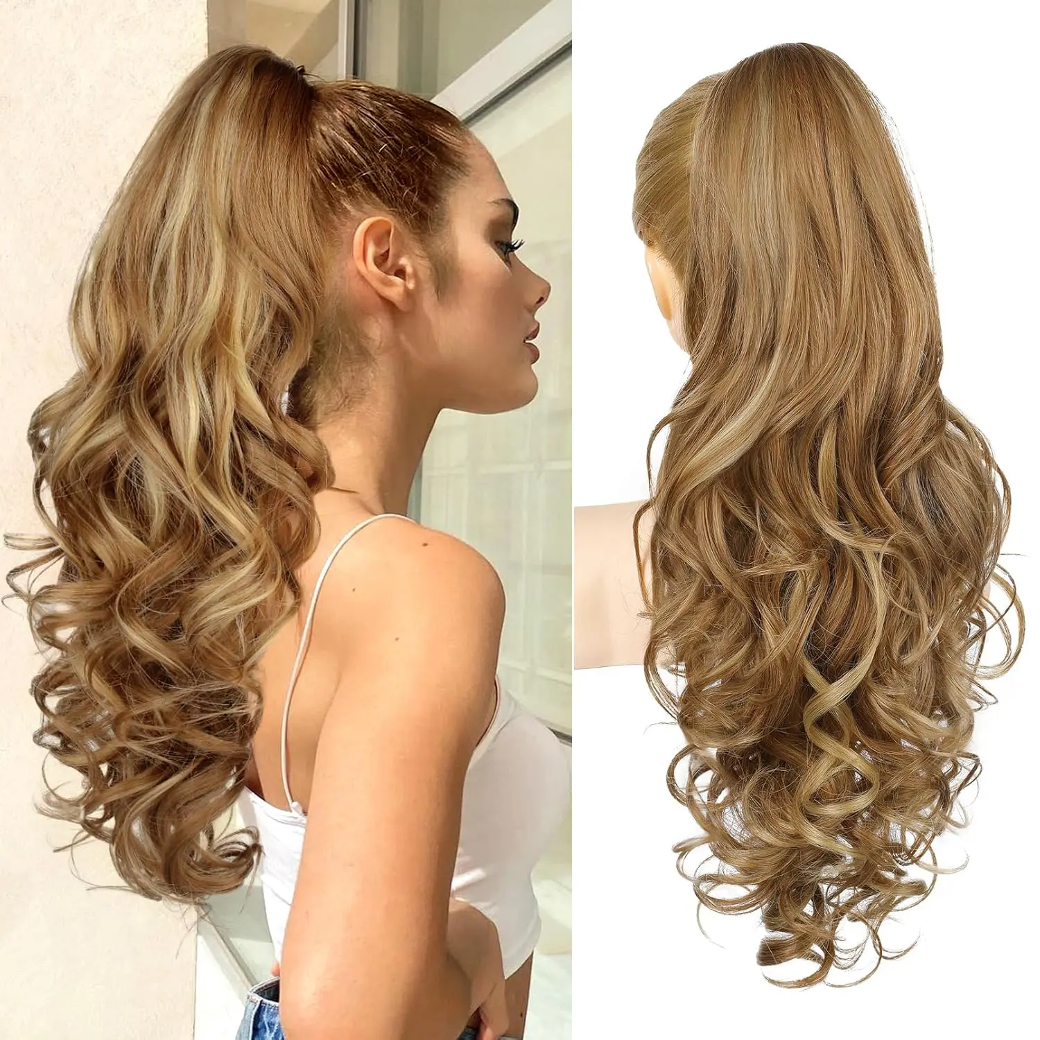 Light Brown with Highlights