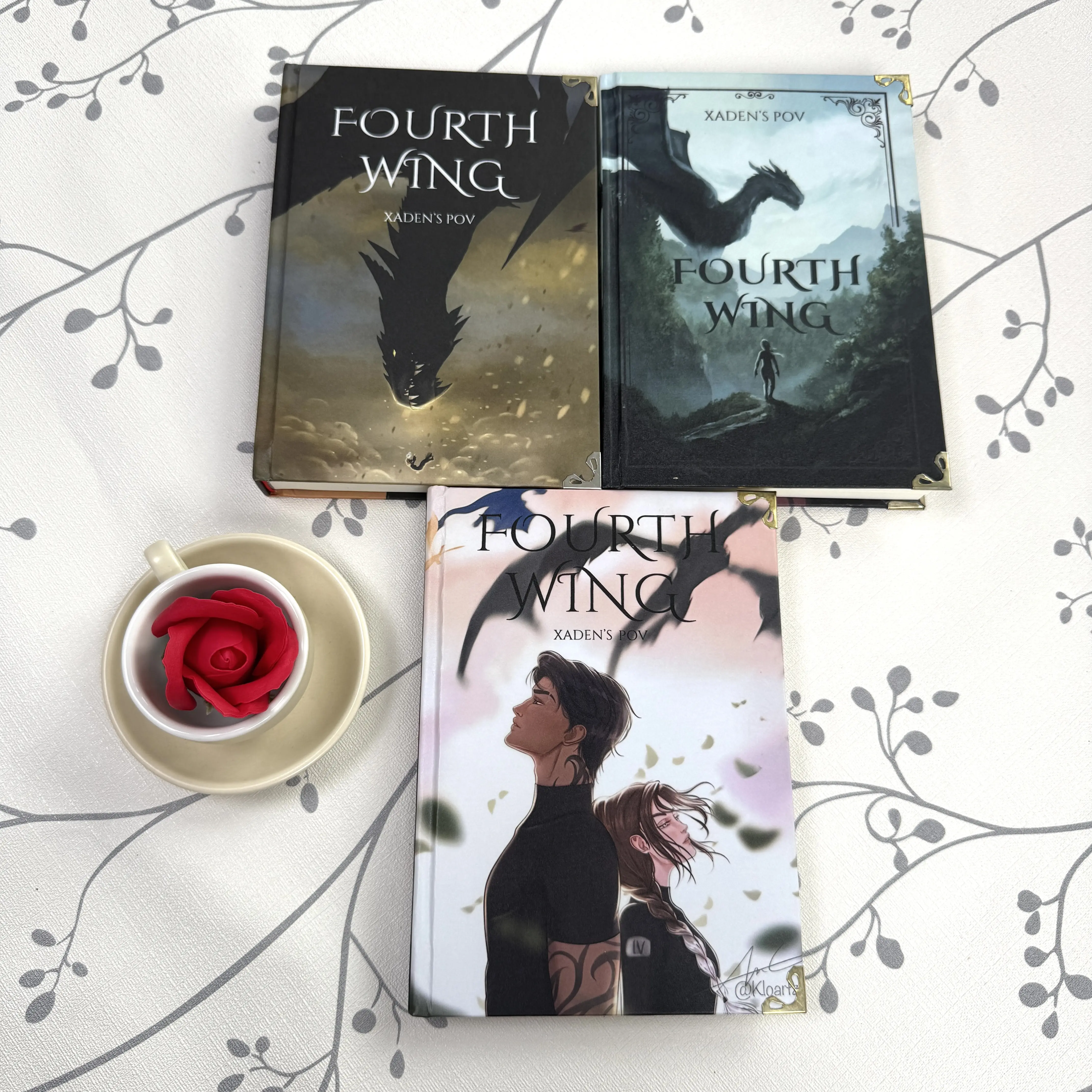 Fourth Wing Xaden’s POV Hardcover Book