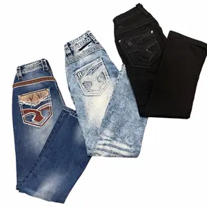 REVOLUTION MEN’S STRAIGHT FIT JEANS  Denim