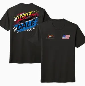 Cleetus McFarland Do It For Dale T-Shirt, JR Motorsports Tee, Black Tri Blend Shirt, Racing Lifestyle Gear S
