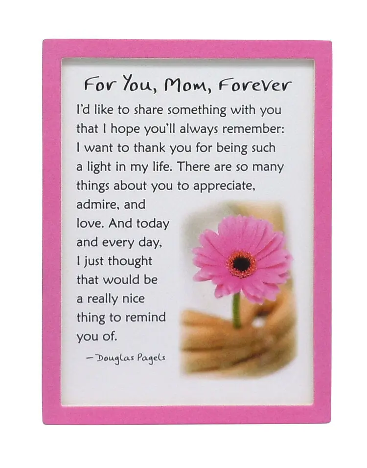Colorful Printed Magnetic Home Decor Magnet with Easel Back - Gift for Mom, Refrigerator Magnets