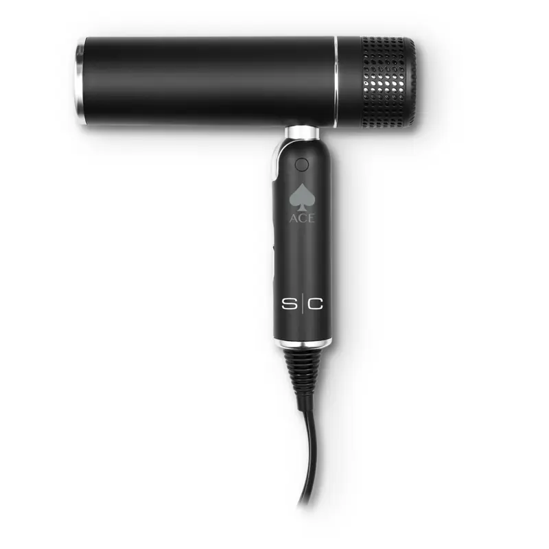 StyleCraft Ace Hair Dryer - Professional Lightweight Foldable Hair Dryer with Rotary Motor Storage