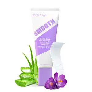 PHOFAY Gentle Body Hair Removal Cream - Painless & Smooth for Sensitive Skin | All Over Body Use | 100ml