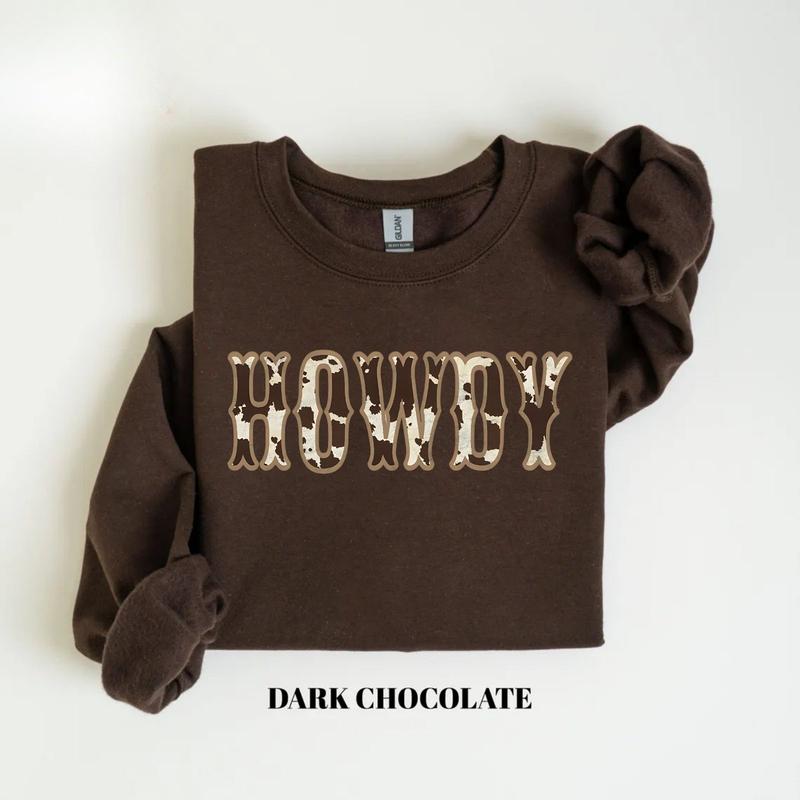 Howdy Sweatshirt, Western Shirt, Texas Sweatshirt, Cowboy Shirt, Southern Shirt, Boho Shirt, Cowgirl Sweatshirt, Country Sweatshirt