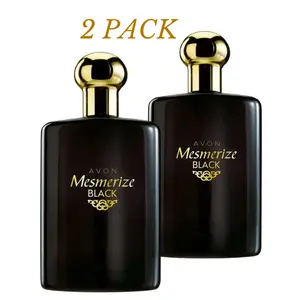 Avon Mesmerize Black EDT, 100 ml - 3.4 fl. oz for him / 2PACK