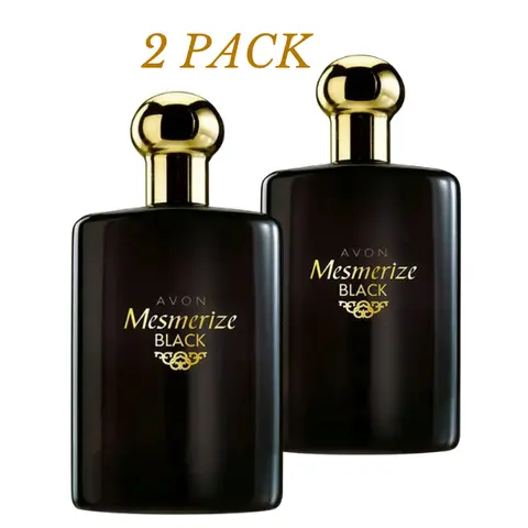 Avon Mesmerize Black EDT, 100 ml - 3.4 fl. oz for him / 2PACK
